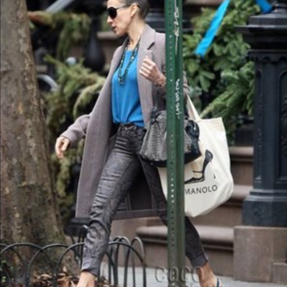 Level 99 Anthropology | Janice bronze skinny jeans